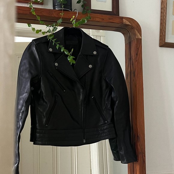 Rag and Bone Leather Moto Jacket